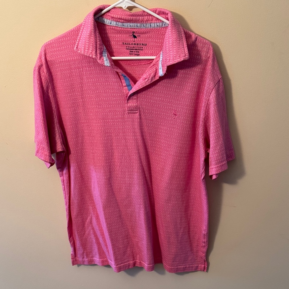 Tailorbyrd Vibrant Pink Men's Polo Shirt